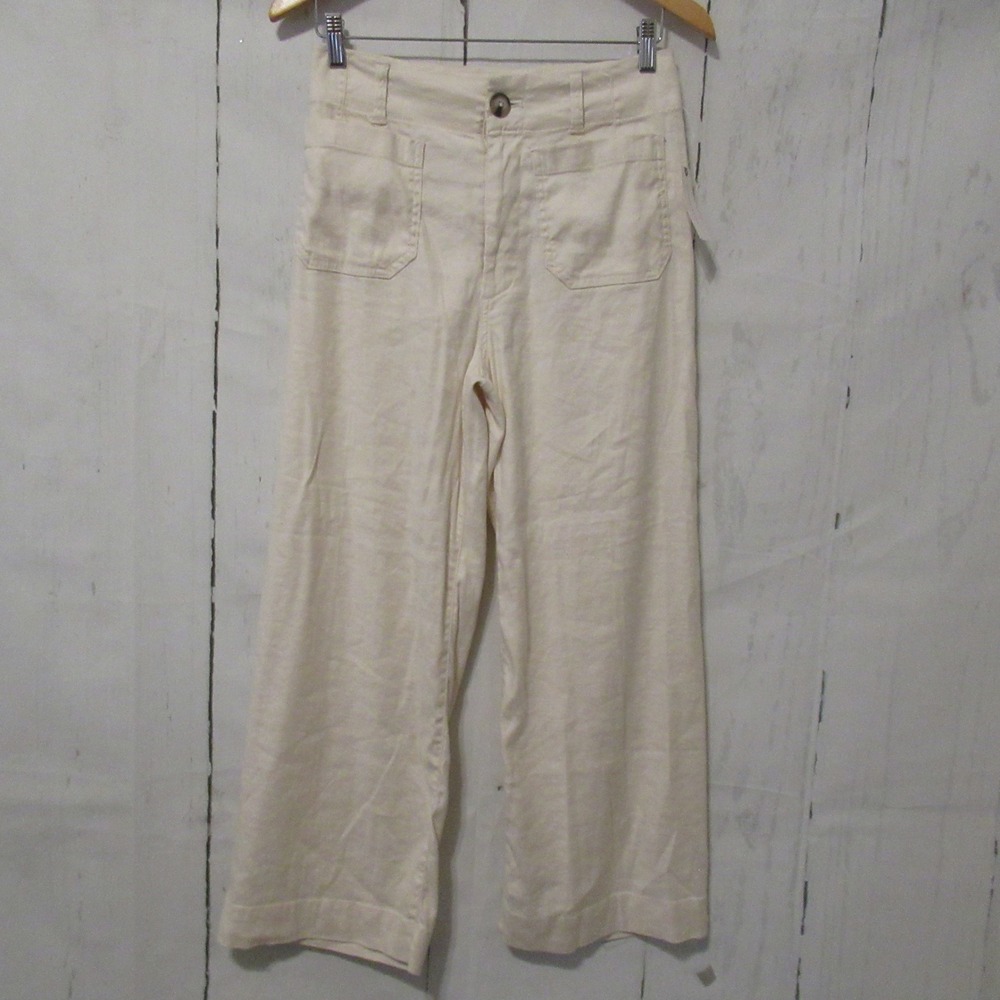 New Maeve By Anthropologie Pants 27 The Collette High Rise Wide Leg Crop